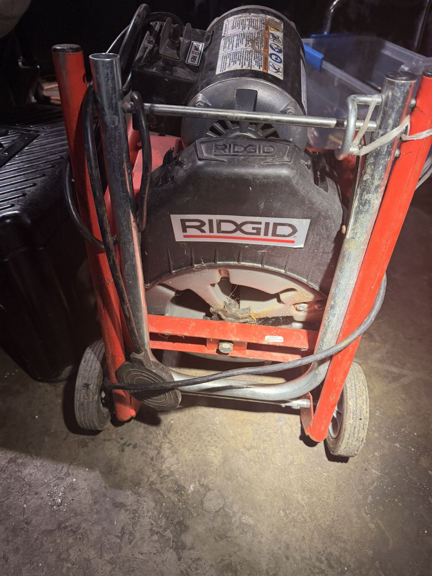 Ridgid K-400 T-3 drain cleaning machine 