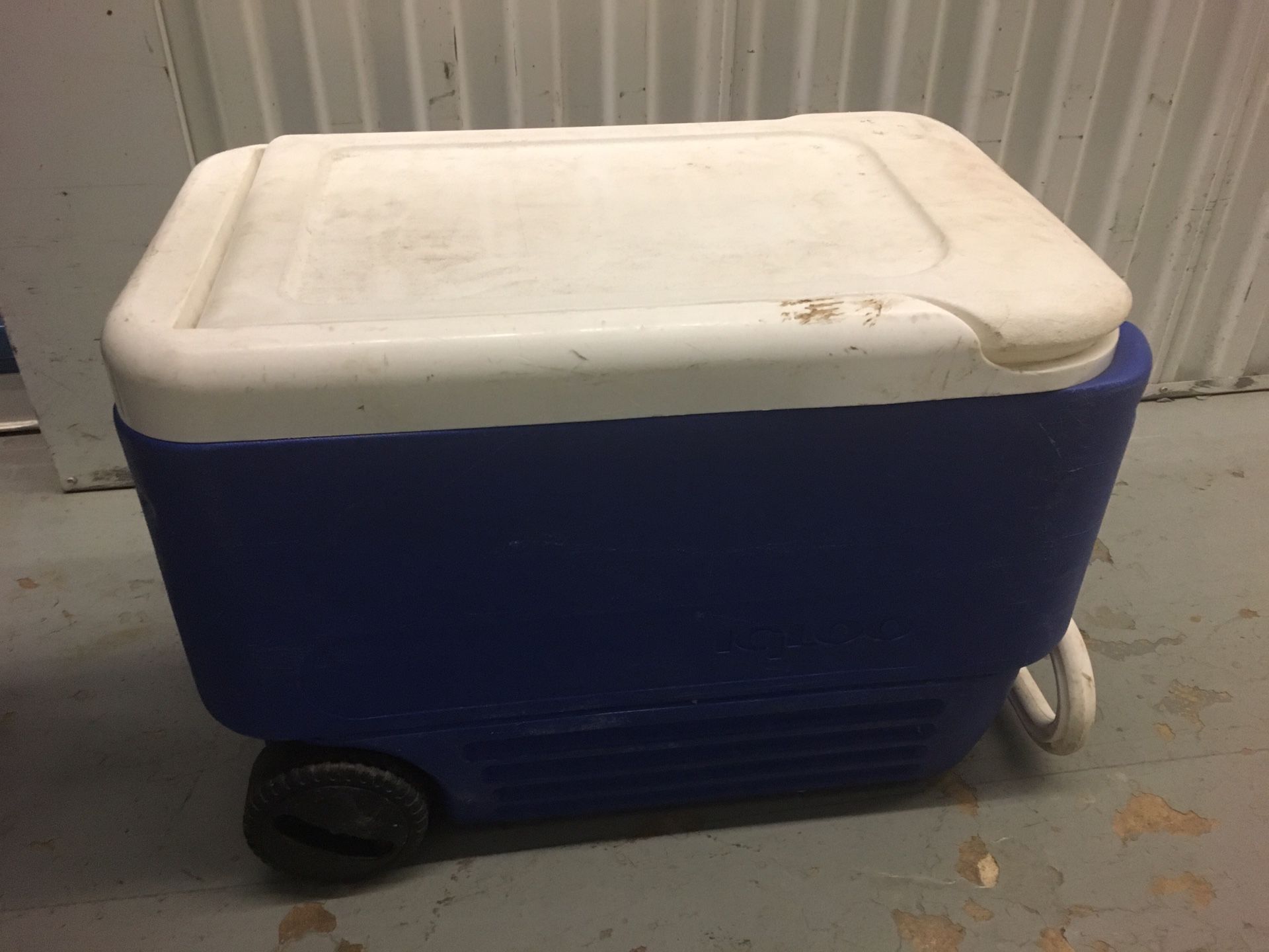 Cooler on Wheels - dusty