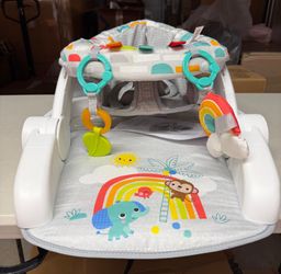 Bright Starts Learn-to-Sit 2-Position Baby Floor Seat Playful Paradise