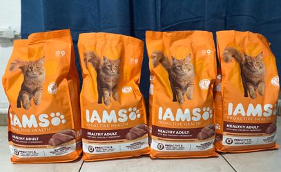 IAMS DRY CAT FOOD (4pk)