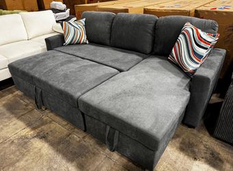 FREE DELIVERY 🚚 INSTALLATION-Elwell 2 - Piece Upholstered Sectional - Gray othersColor Available