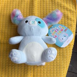 Squeezemallow Squishmallow Plush Demir the Blue Dog Stuffed 7" Target Exclusive