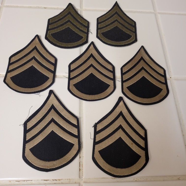 WW 2 Army Patches 7 Total