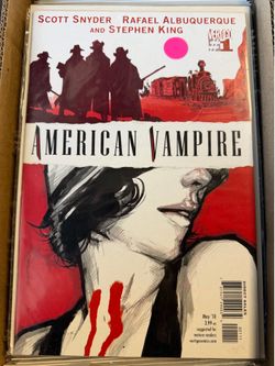 American vampire 1 horror comic book Scott Snyder comic book