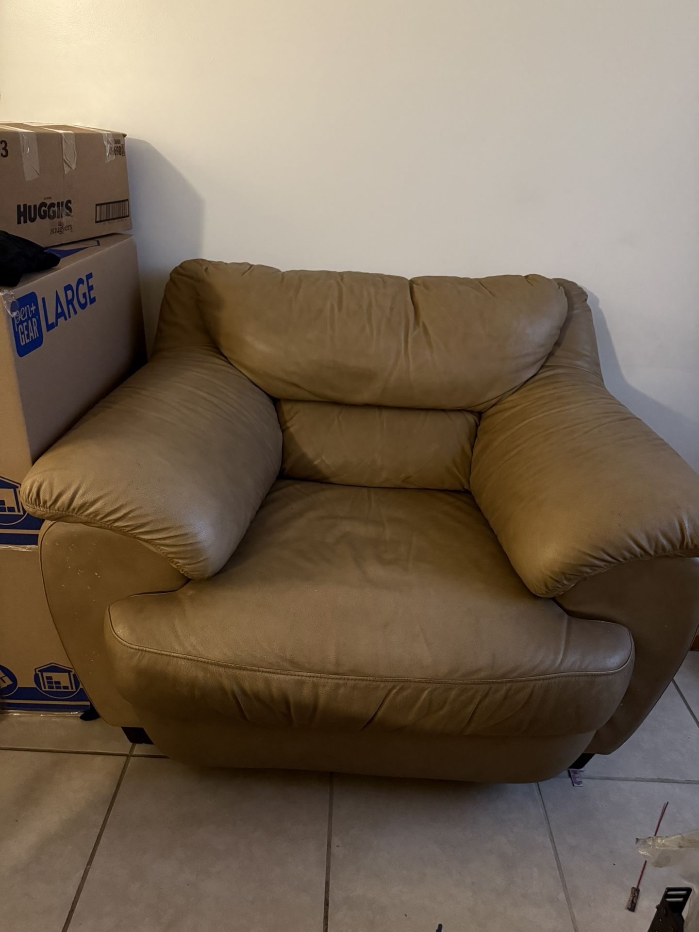 Tan Single Couch 