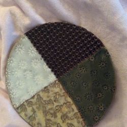 Pottery Plate With Stand 