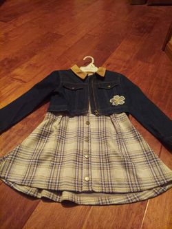 Little Lass Girls New Dress With Jacket