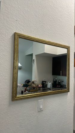 Gold Framed Mirror