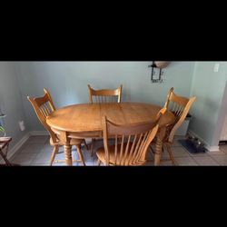 Table and Four Chairs