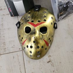 Gold Jason Hockey Mask 