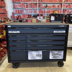 HUSKY 52 IN. W X 21.5 IN. D HEAVY DUTY 9 DRAWER ROLLING
