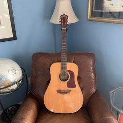 GORGEOUS Vintage Washburn Solid Top Dreadnought Grovers Sounds Awesome!!!