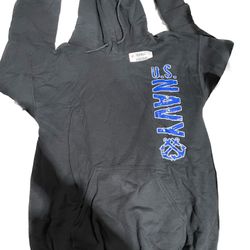 3 Us Navy Hooded Sweatshirts Size Small medium Large 