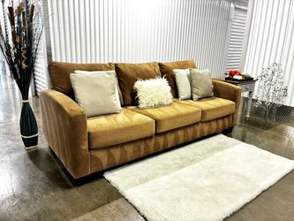 Macy’s Contemporary Radley Sofa In Cafe Including Delivery