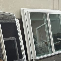 Vinyl Windows And Sliding Doors Black White Almond Frame Retrofit Block New Construction 