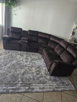 Grey couches