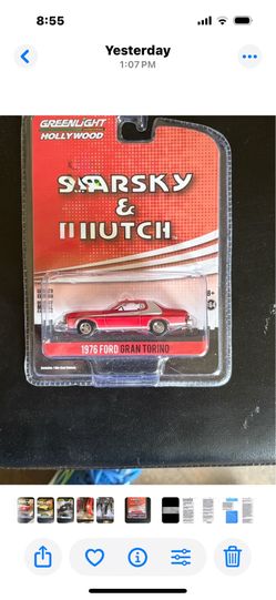 Greenlight x Premium Hobbies Starsky & Hutch 1976 Ford Grand Torino - No Siren 1:64 Scale Diecast Car 51455