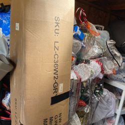 Carport Tent Gray- New (cover. Poles, Hardware)