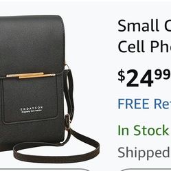Small Crossbody Bags, Mini Cell Phone Purse for Women, Trendy Shoulder Wallet, Touch Screen Bag with Credit Card Slots