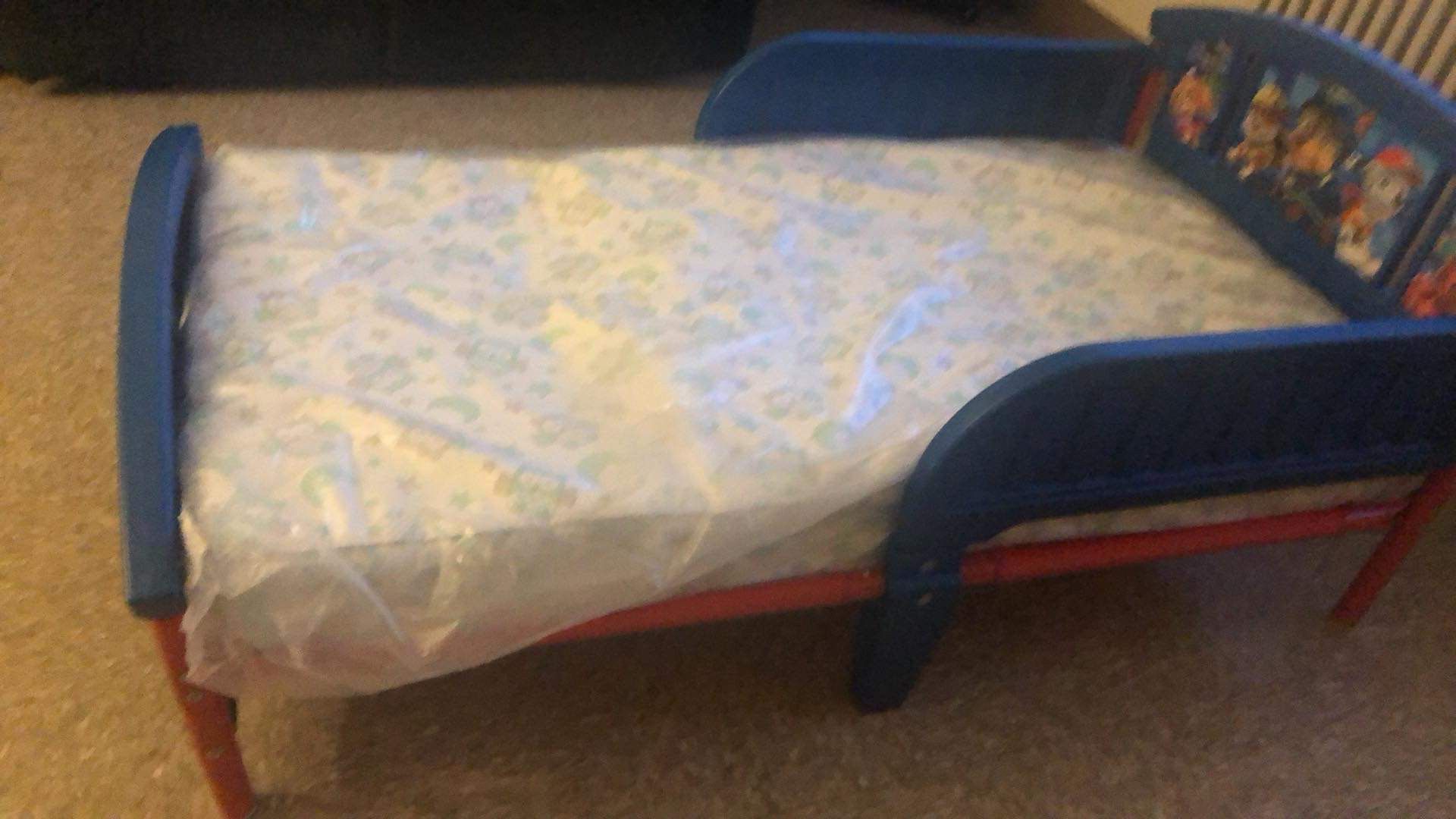 Paw patrol bed frame with mattress BRAND NEW!