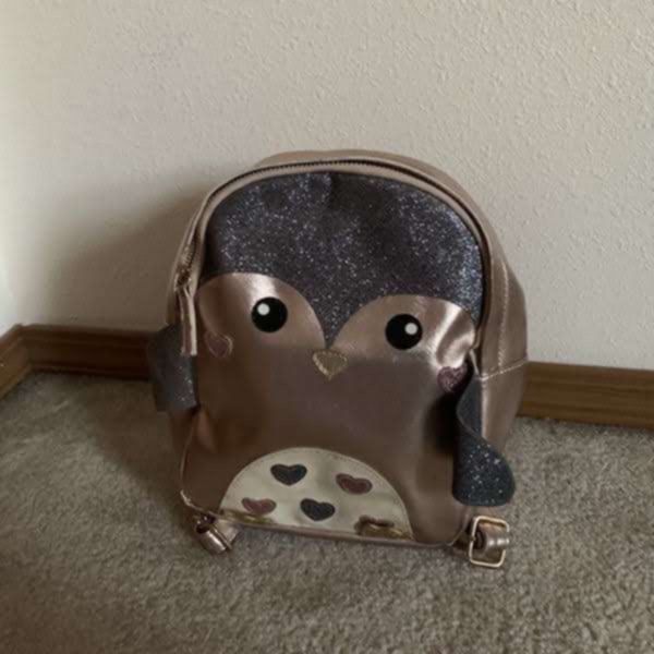 Under One Sky Rose Gold Penguin Mini Backpack