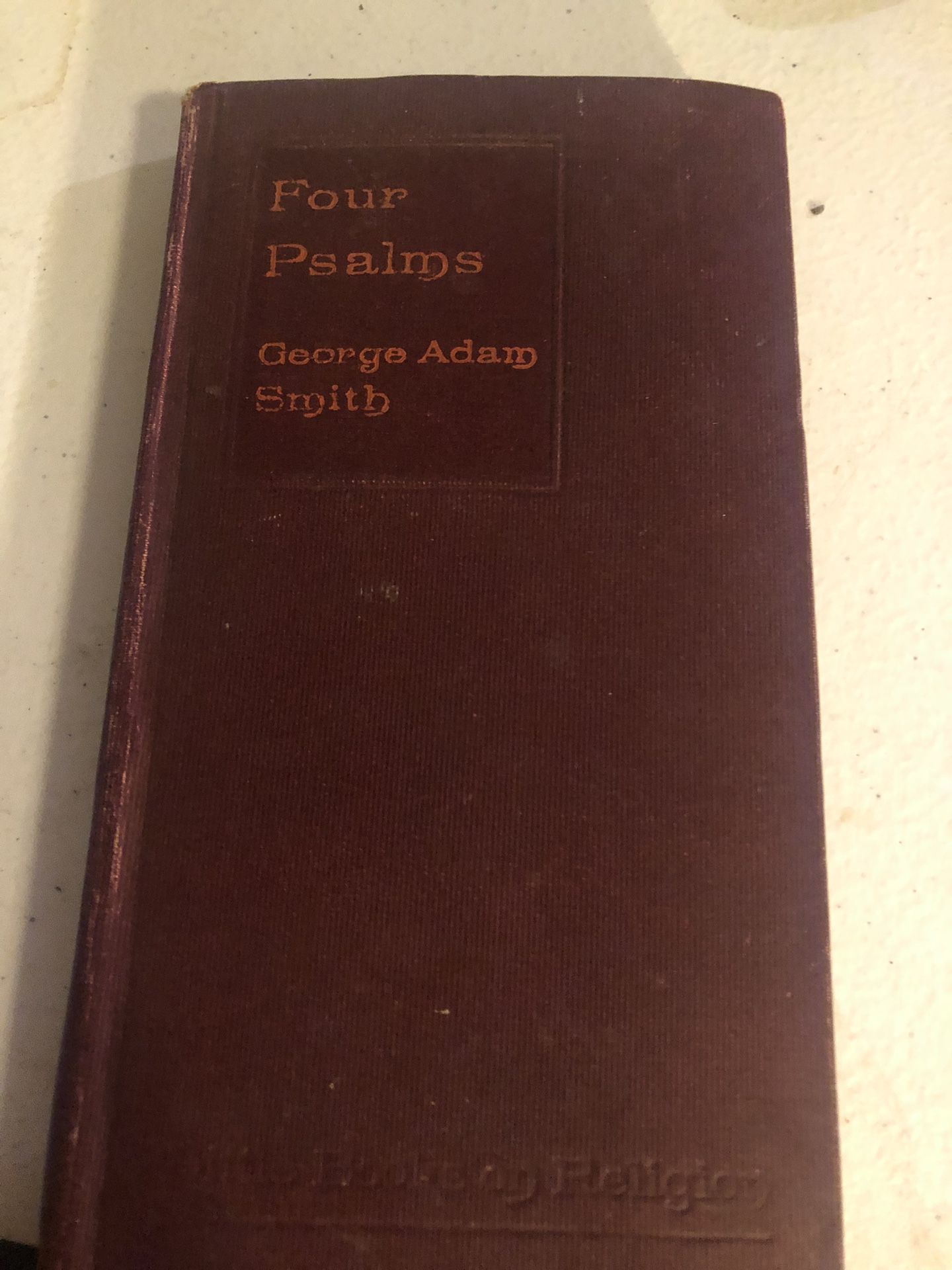 Four Psalms Antique Book