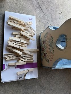 Wooden Clothes Clips