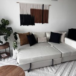 IKEA Sleeper L-Shape Couch w/ Storage 