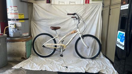 GREAT MOTHERS DAY PRESENT! 26” 3speed coaster Brake beach cruiser bicycle ready to ride sea description