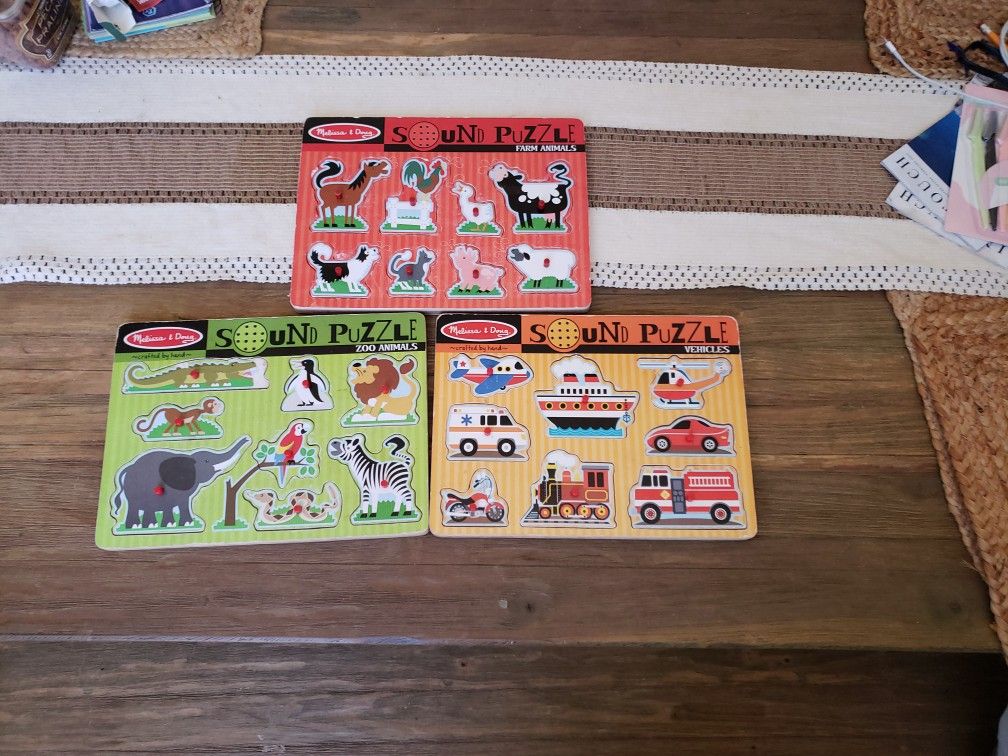 Melissa and Doug sound puzzle