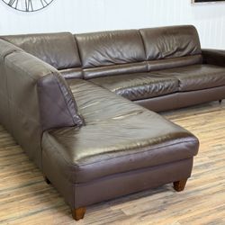 Natuzzi Sectional Sleeper Couch Delivery Available 