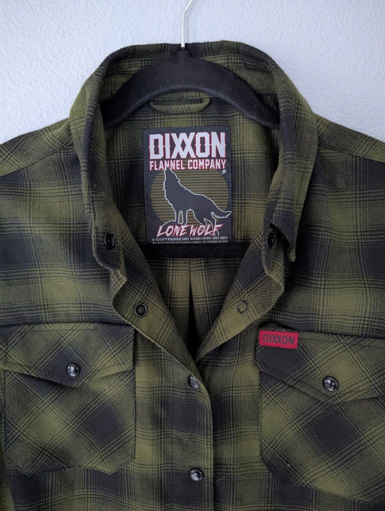 Dixxon Flannel Company Plaid Lone Wolf Women's Sz S