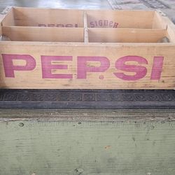 Wooden Pepsi/Coca-Cola Crates & Bottles