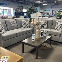 grey sofa loveseat ⭐️🩶 $1,299