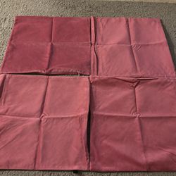 Phantoscope Velvet Decorative Throw Pillow Covers Pink 18 x 18 inches 