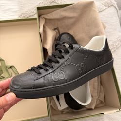Gucci Ace leather low trainers men’s Size 9