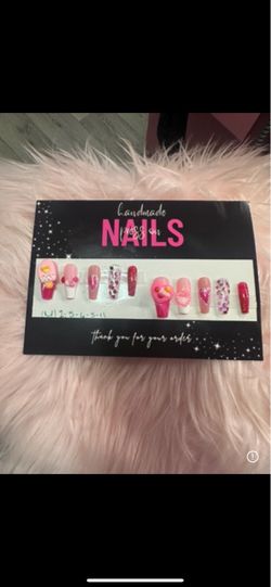 Handmade Press-On Nails Set