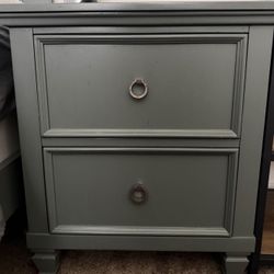 Nightstand Sturdy Some Damage On Top Pics Included