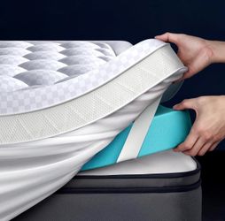 5 Inch Mega Support Memory Foam King Mattress Topper