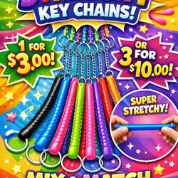Stretchy key chain