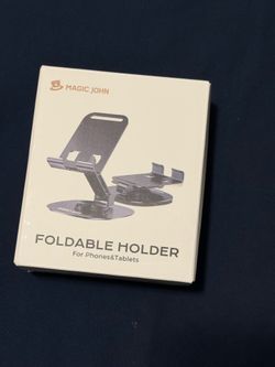 Foldable phone holder