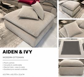 AIDEN & IVY OTTOMAN•CHAIR •LOVESEAT