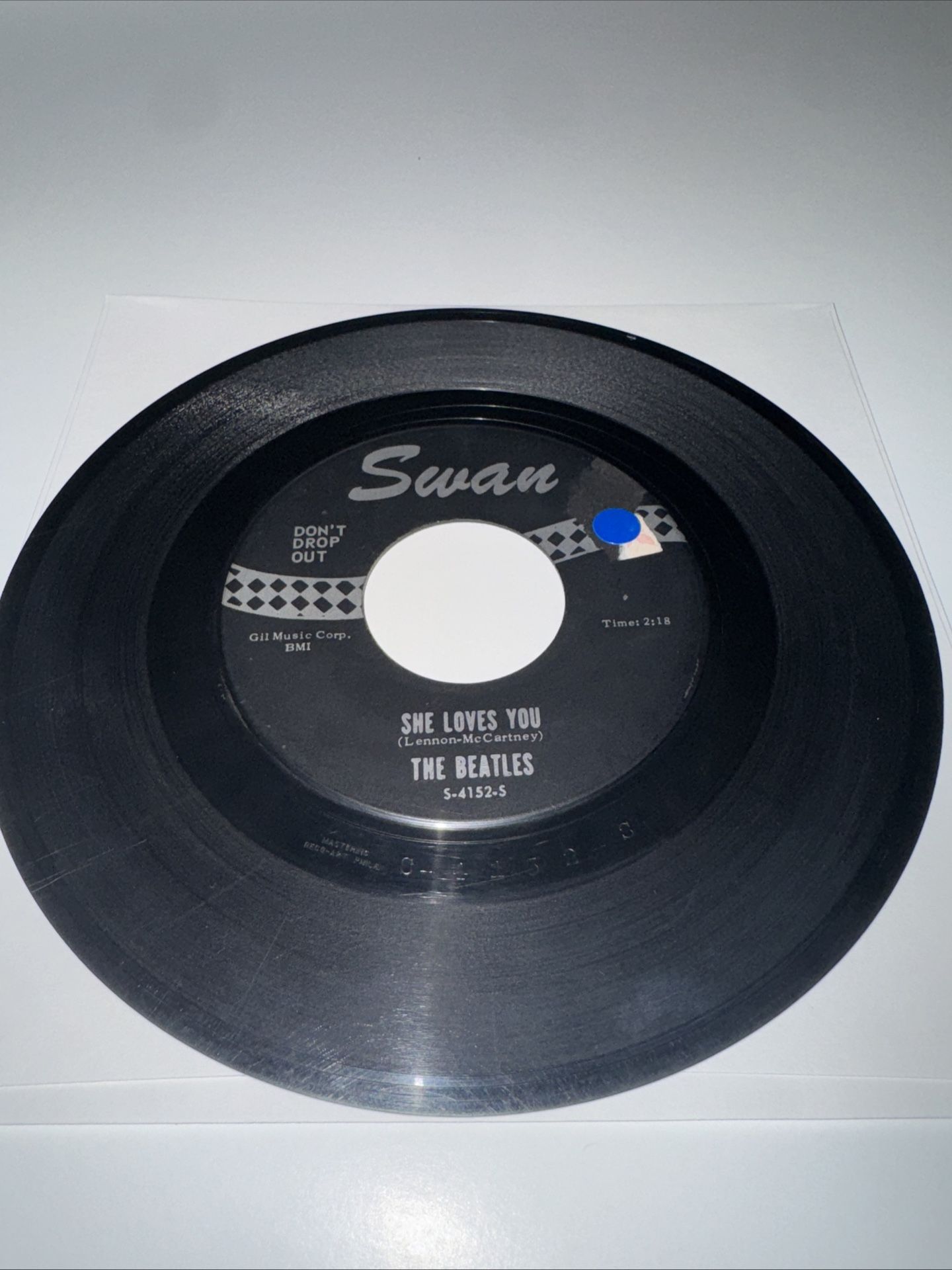 THE BEATLES - She Loves You / I'll Get You - Vinyl 45rpm 1964 Swan S-4152-S RARE