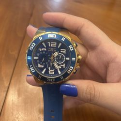 Royal Blue / Gold Invicta Watch