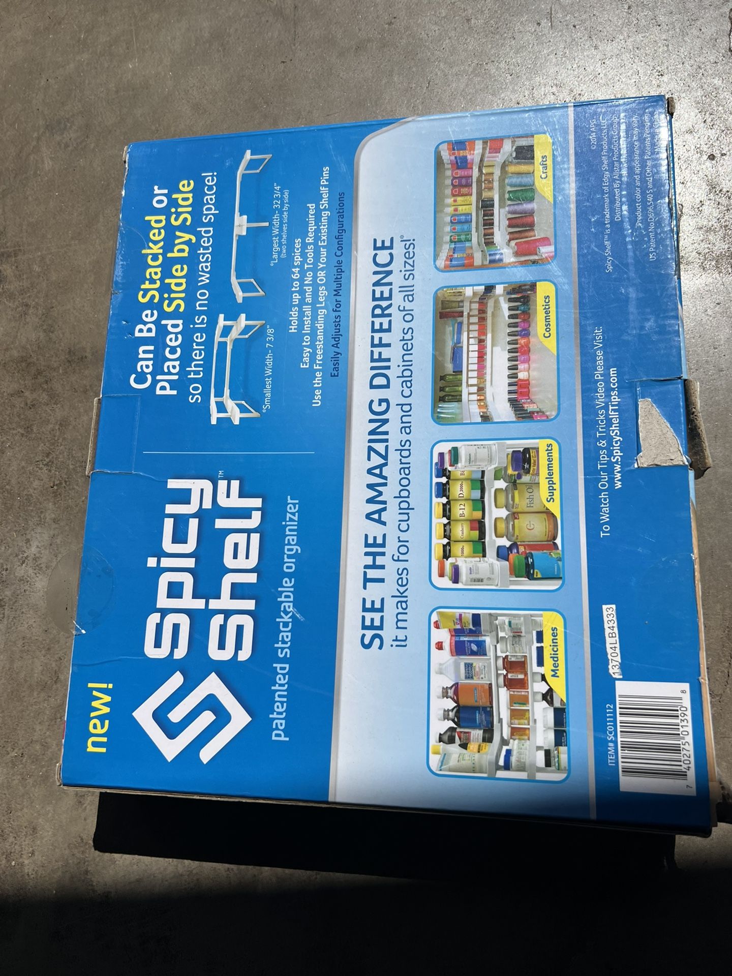 Spice Shelf Rack Kitchen Storage