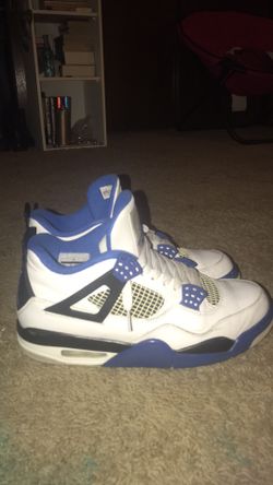 125$ Jordan Retro 4 motorsports size 10 like new!