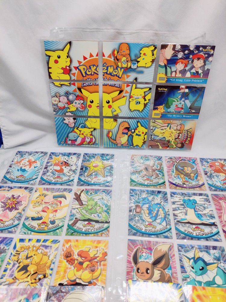 Pokémon Topps Series 3 Complete Card Set 72/72 Blue Logo Pack Fresh