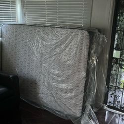 Queen Size Mattress With Box Springs Brand New !!