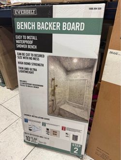 EVERBILT : Watershield Shower System 24 in. x 48 in. x 2 in. XPS EVERBILT- Waterproof Backer Board for Rectangular Shower