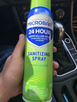 Microban disinfectant spray